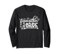 Divertente matrigna della Sposa Matrimonio matrigna sposata Maglia a Manica