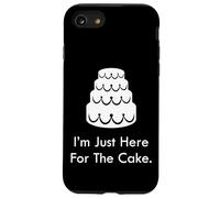 Divertente matrimonio Guest Cake Lover I'm Just Here For The Cake Custodia per iPhone SE (2020) / 7/8