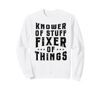 Divertente Meccanico papà Tuttofare Conoscitore di Cose Felpa