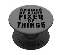 Divertente Meccanico Papà Tuttofare Conoscitore di Cose PopSockets PopGrip Adesivo