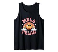 Divertente Mela Pelan Retro Groovy Rainbow Sunshine Canotta