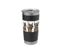 Divertente meme anime sul limone di Cairn Terrier Bicchiere termico in acciaio inox doppia parete