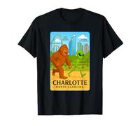 Divertente Meme Charlotte North Carolina Maglietta