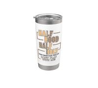 Divertente meme cristiano Mezzo cappuccio Santo prega non Bicchiere termico in acciaio inox doppia parete