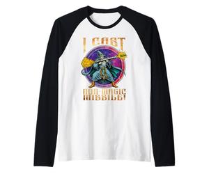 Divertente Meme del Mago Che Lancia missili Non magici Maglia con Maniche Raglan