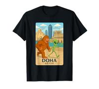 Divertente Meme di Doha Qatar Maglietta