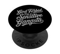 Divertente Meme Sensibile Gangsta Dio Vietato PopSockets PopGrip Adesivo