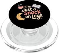Divertente Memes Snack Citazione Persone Divertente Sono Solo Un Serpente Sulle Gambe PopSockets PopGrip per MagSafe