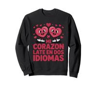 Divertente Mi Corazon Late En Dos Idiomas Bilingue Felpa