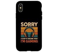Divertente Mi dispiace non posso sentire voi sono Gaming Gamers Teen Boys Custodia per iPhone X/XS