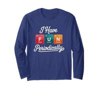 Divertente Mi diverto PERIODICALMENTE Fisica Crew Insegnante Pensare Maglia a Manica