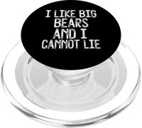 Divertente Mi piacciono i grandi orsi e non posso mentire orgoglio gay LGBTQ PopSockets PopGrip per MagSafe