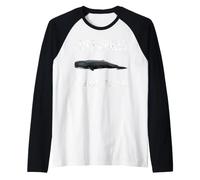 Divertente Mi Piace Lo sperma Balena e Forse 3 Persone Maglia con Maniche Raglan