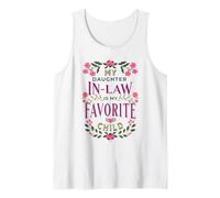 Divertente mia nuora è la mia Bambina Preferita Floral Family Canotta