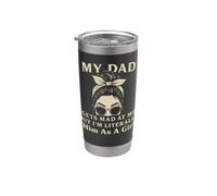 Divertente mio padre si arrabbia con me, ma io sono letteralmente lui come una ragazza Bicchiere termico in acciaio inox doppia parete