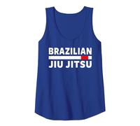 Divertente MMA BJJ Arti Marziali Sport Jiu Jitsu Canotta, Donna, Blu Reale, XL