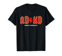 Divertente modalità rock ADHD - Autostrada verso la distrazione Maglietta