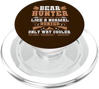 Divertente modo di caccia Cooler Bear Hunter PopSockets PopGrip per MagSafe