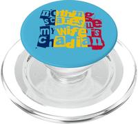 Divertente moglie ciadiana niente mi spaventa mia moglie è chadian PopSockets PopGrip per MagSafe