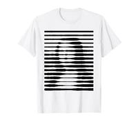 Divertente Mona Illusion Lisa Pittura Arte da Art Vinci Maglietta