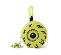 Divertente monetina universale a forma di mostro con grandi occhi in stile cartone animato, portachiavi per auricolari, da appendere, A2, 1.0*1.0*1.0