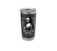 Divertente Monna Lisa Selfie Art Renaissance Goes Digital Design Bicchiere termico in acciaio inox doppia parete