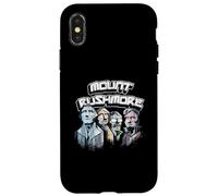 Divertente Monte Rushmore South Dakota Cartoon Grafica Custodia per iPhone X/XS