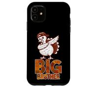 Divertente motivo tacchino "Big" Brother Ringraziamento Custodia per iPhone 11
