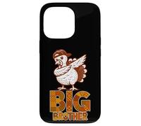 Divertente motivo tacchino "Big" Brother Ringraziamento Custodia per iPhone 13 Pro