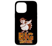 Divertente motivo tacchino "Big" Brother Ringraziamento Custodia per iPhone 13 Pro Max