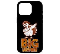 Divertente motivo tacchino "Big" Brother Ringraziamento Custodia per iPhone 16 Pro
