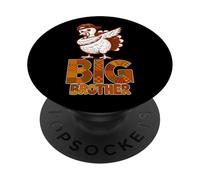 Divertente motivo tacchino "Big" Brother Ringraziamento PopSockets PopGrip Adesivo