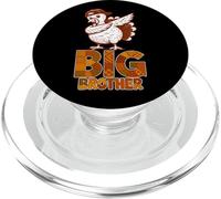 Divertente motivo tacchino "Big" Brother Ringraziamento PopSockets PopGrip per MagSafe