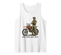 Divertente Motocross Enduro Duro Amore Detto Strofinare Un po 'di sporcizia su di Esso Canotta