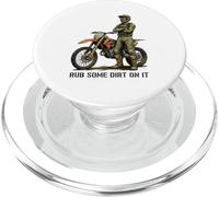Divertente Motocross Enduro Duro Amore Detto Strofinare Un po 'di sporcizia su di esso PopSockets PopGrip per MagSafe