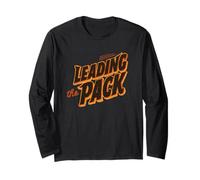 Divertente Motto Leader del Branco Maglia a Manica