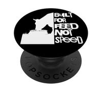 Divertente mucca è costruito per l'alimentazione non la velocità PopSockets PopGrip Adesivo