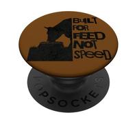 Divertente mucca è costruito per l'alimentazione non la velocità PopSockets PopGrip Adesivo