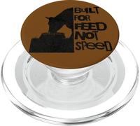 Divertente mucca è costruito per l'alimentazione non la velocità PopSockets PopGrip per MagSafe