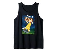 Divertente Mucca UFO Alieno Amante Animali Bruh Ragazzi Ragazze Bambini Canotta