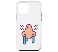 Divertente muco che cola naso sinusale Custodia per iPhone 12 mini