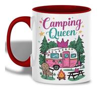 Divertente Mug Personalizzata Camping Qu-Een Mug Ceramica Tazza Termica 330ML per Regali per Amanti,Colazione,Regali per Pensionati,Regali per Genitori