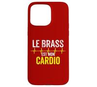 Divertente Musica per banda di ottoni Brass est mon cardio Custodia per iPhone 15 Pro Max