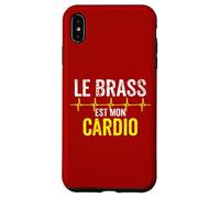 Divertente Musica per banda di ottoni Brass est mon cardio Custodia per iPhone XS Max