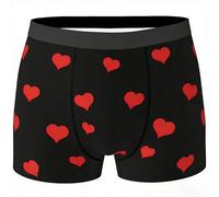 Divertente mutande da uomo, mutande sportive, colore nero, design aderente in micromodal, perizoma da bagno erotico, con tasca, boxer da uomo
