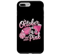 Divertente nastro rosa per il cancro al seno ottobre affrontare il calcio Custodia per iPhone 7 Plus/8 Plus