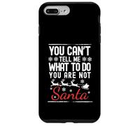 Divertente Natale che non puoi dirmi cosa fare il tuo non Babbo Natale Custodia per iPhone 7 Plus/8 Plus