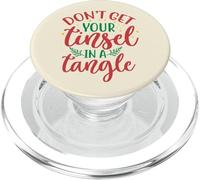 Divertente Natale da non mettere i tuoi orpelli in un groviglio PopSockets PopGrip per MagSafe