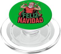 Divertente Natale Feliz Navidad sminuzzato Babbo Natale PopSockets PopGrip per MagSafe