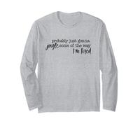 Divertente Natale Probabilmente Solo Jingle Some of The Way Maglia a Manica